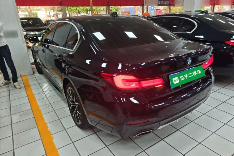 Used BMW 5 Series 2022 Second Facelift 530Li Luxury Version M Sport Package Rear Left 45 Deg