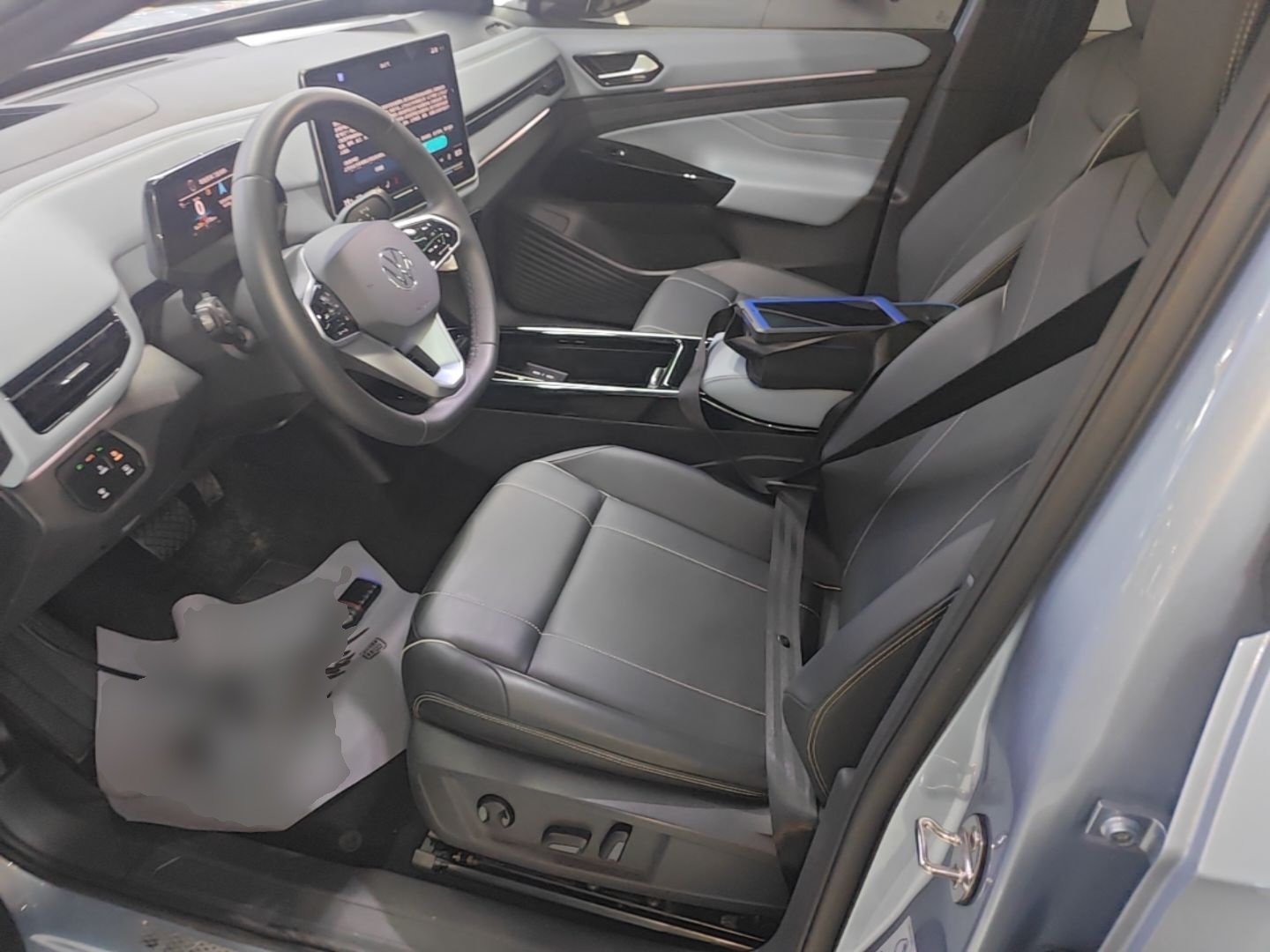 Vordere Reihe im Auto