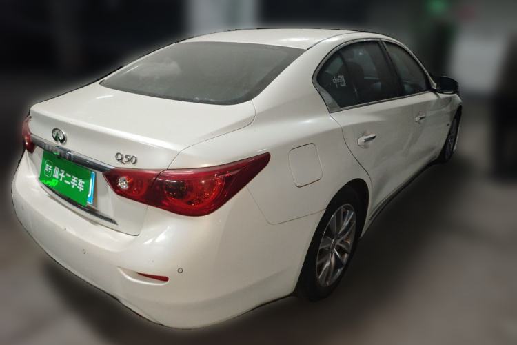 Used Infiniti Q50L 2015 2.0T Enjoyment Edition Rear Right 45 Deg