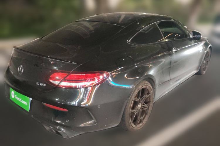 Used Mercedes-Benz C-Class AMG 2019 AMG C 63 Coupe Rear Right 45 Deg