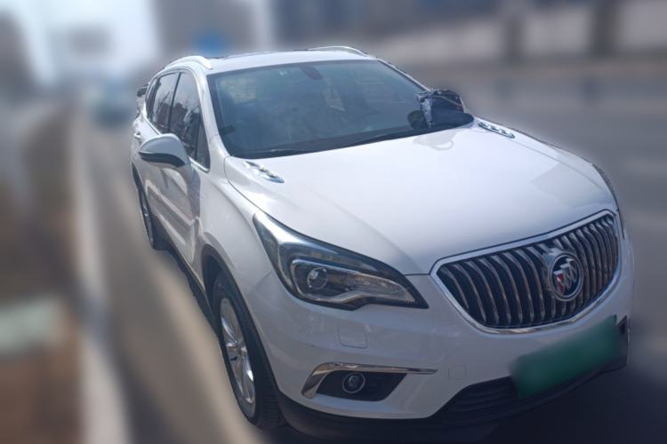 Used Buick Envision 2017 28T Four-Wheel Drive Elite Model Front Right 45 Deg