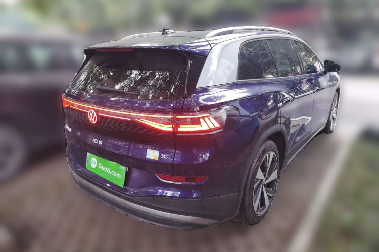 Used Volkswagen ID.6 X 2022 ZhiXiang Pure Long-Range Edition Rear Right 45 Deg