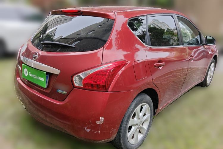 Used Nissan Tiida 2011 1.6L CVT Smart Version Rear Right 45 Deg