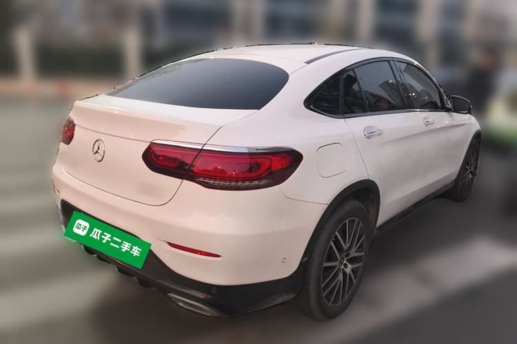 Used Mercedes-Benz GLC Coupe 2020 GLC 260 4MATIC Coupe SUV Rear Right 45 Deg