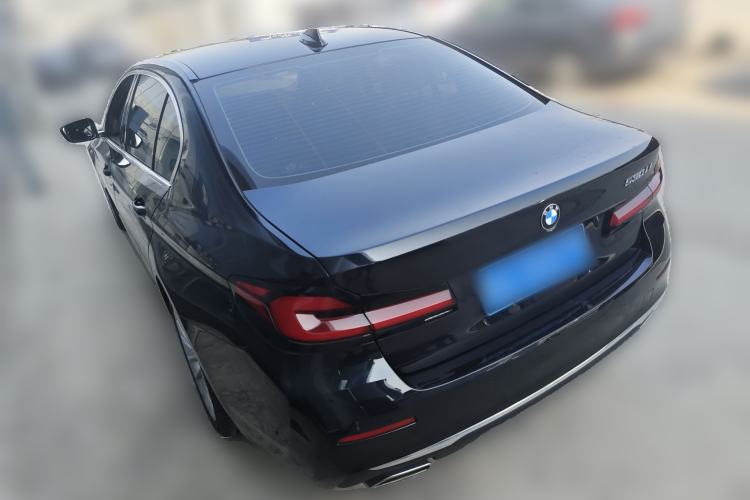 Used BMW 5 Series 2021 525Li Luxury Package Rear Left 45 Deg