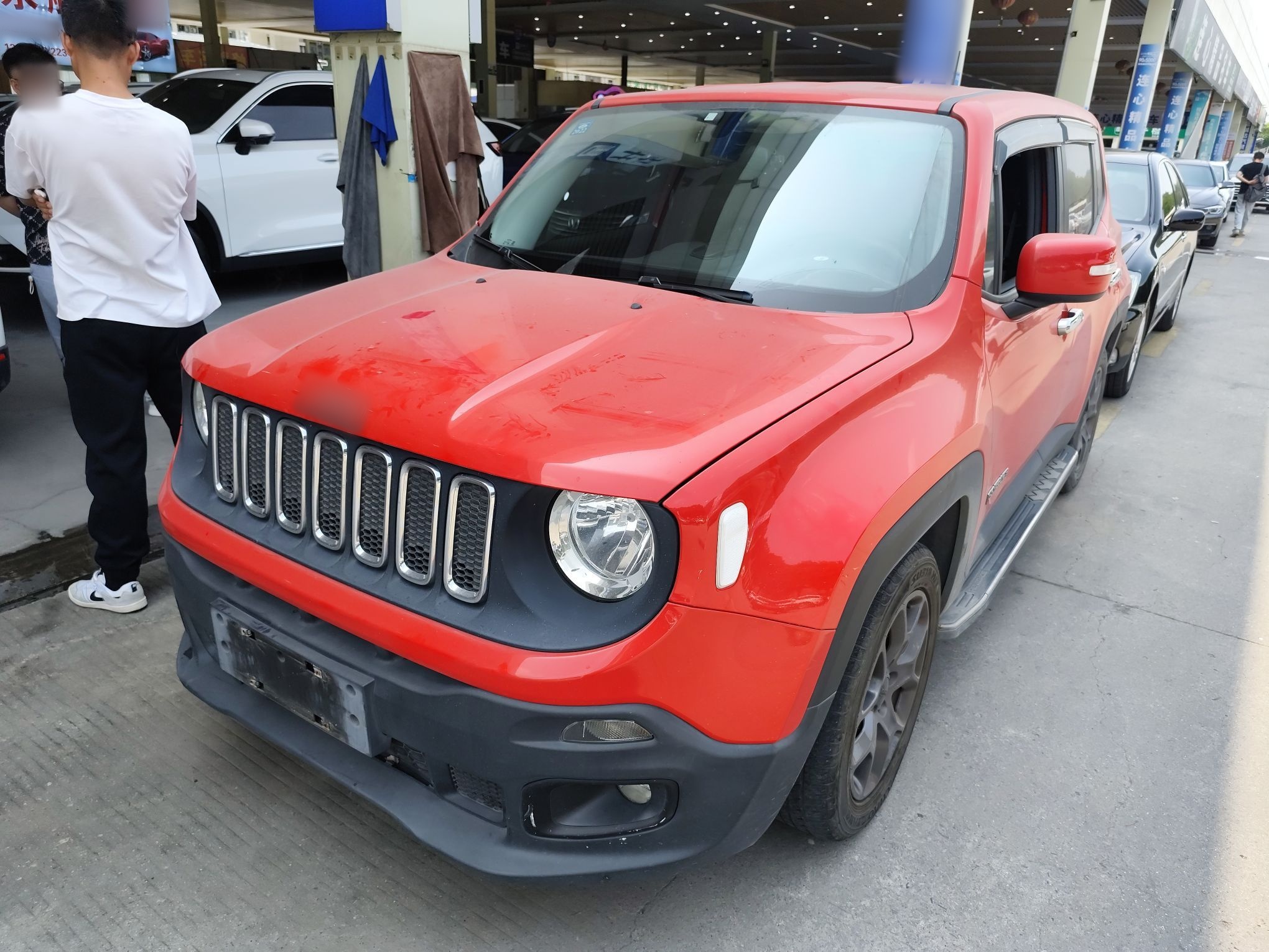 Parte inferior delantera