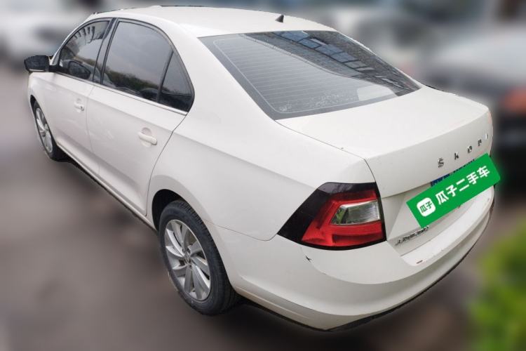 Used Skoda Rapid 2019 1.5L Automatic Comfort Edition China V Standard Rear Left 45 Deg