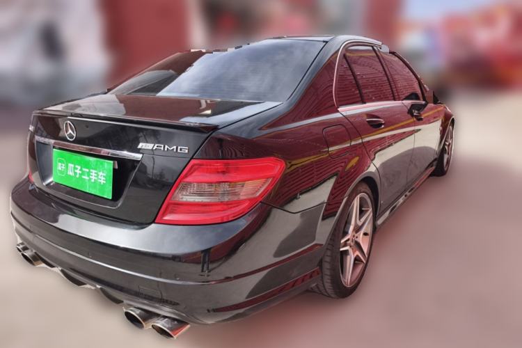 Used Mercedes-Benz C-Class AMG 2010 AMG C 63 Sport Enhancement Edition Rear Right 45 Deg