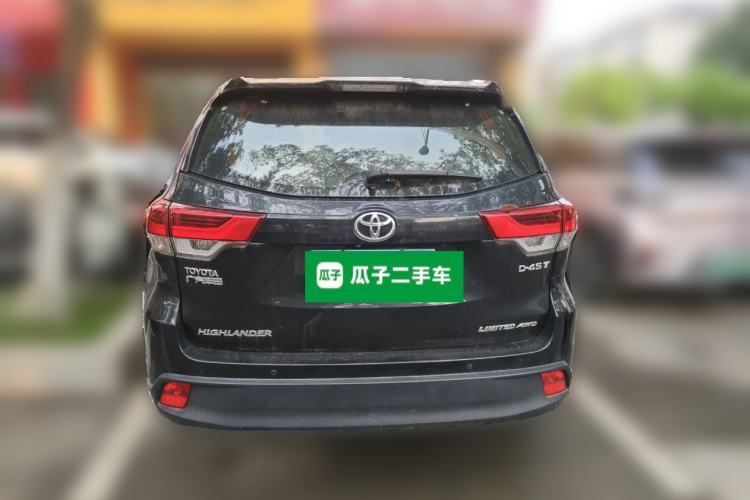Used Toyota Highlander 2018 2.0T Four-Wheel Drive Supreme Edition 7-Seater China VI Rear