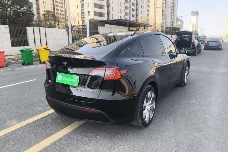 Used Tesla Model Y 2022 Revised Version Long-Range All-Wheel Drive Rear Right 45 Deg