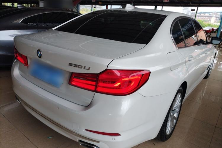 Used BMW 5 Series 2019 530Li Leading Model Luxury Package Rear Right 45 Deg