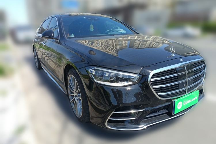 Used Mercedes-Benz S-Class 2021 S 450 L 4MATIC Front Right 45 Deg