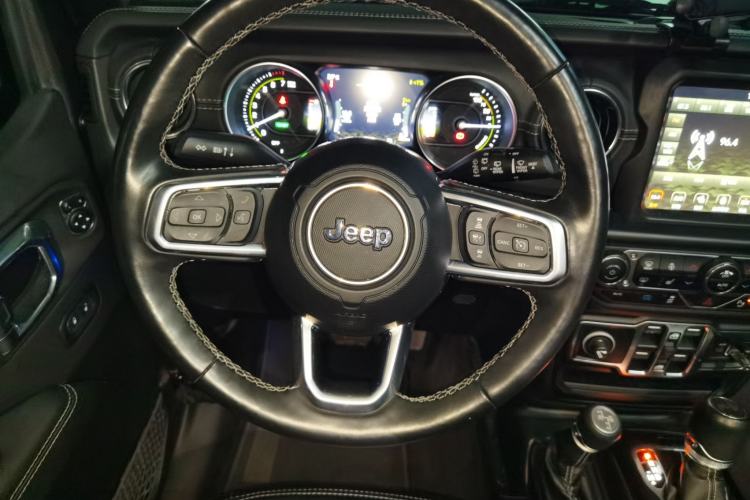 Used Jeep Wrangler New Energy 2021 Four-Door 2.0T 4xe Sahara Steering Wheel