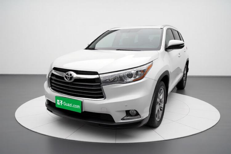 Used Toyota Highlander 2015 2.0T Four-Wheel Drive Luxury Edition 7-Seater Front Left 45 Deg