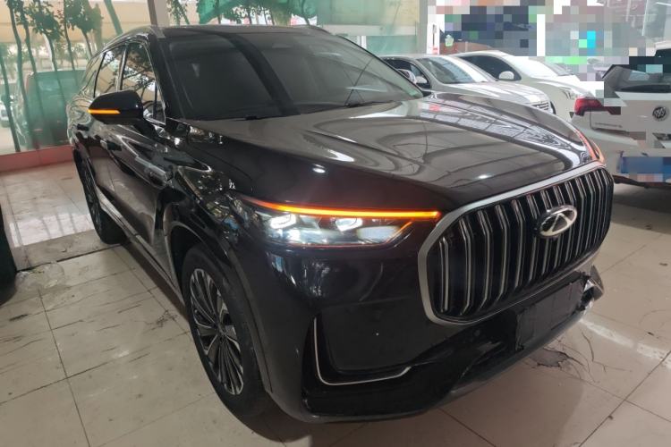 Used Chery Tiggo 9 2023 2.0T Automatic Two-Wheel Drive Luxury Edition 5 Seats Front Right 45 Deg