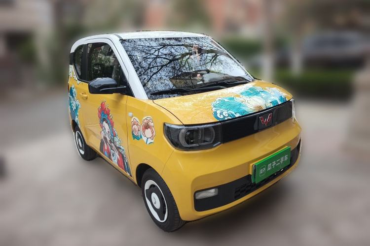 Used Wuling Hongguang MINIEV 2021 Macaron Premium Model – Lithium Iron Phosphate Front Right 45 Deg