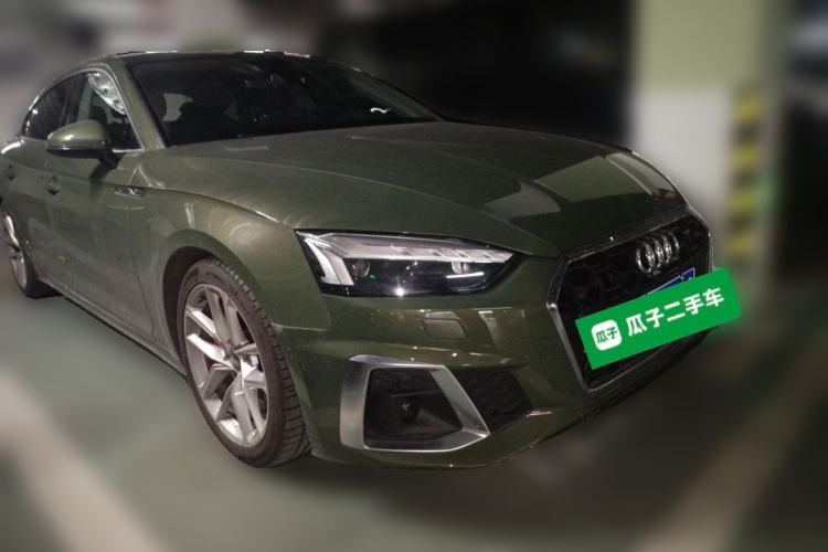 Used Audi A5 2021 Sportback 40 TFSI Fashionable and Dynamic Model Front Right 45 Deg