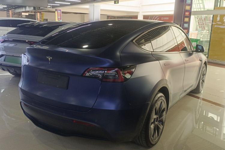 Used Tesla Model Y 2022 Long-Range All-Wheel-Drive Version Rear Right 45 Deg