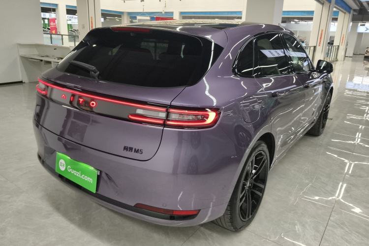 Used Hima AITO M5 2025 Extended-Range Ultra All-Wheel-Drive Version Rear Right 45 Deg