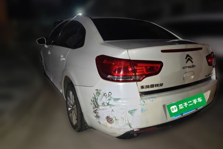 Used Citroen C-Quatre 2013 Sedan 1.6L Automatic Prestige Model Rear Left 45 Deg