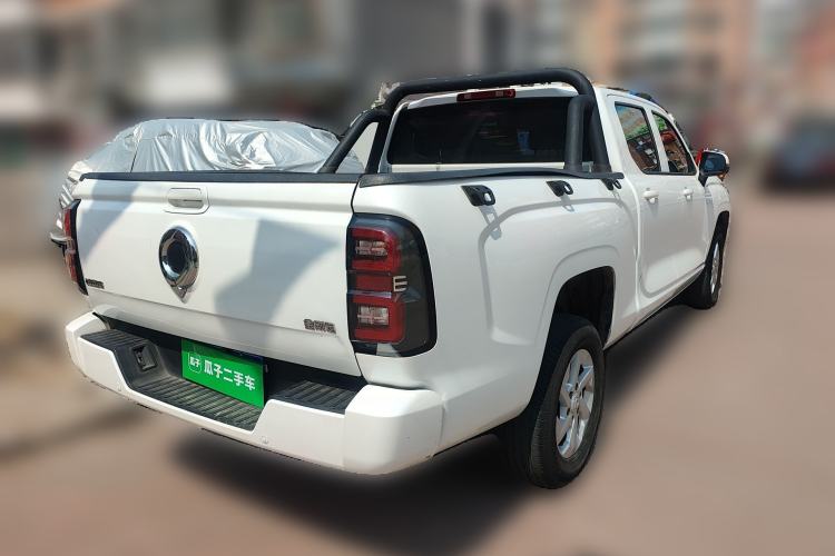 Used Great Wall King Kong Poer 2023 2.0T Automatic Diesel Two-Wheel-Drive Elite Version Flatbed GW4D20M Rear Right 45 Deg