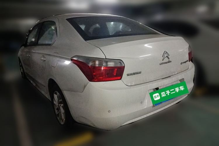 Used Citroen Elysee 2014 1.6L Automatic Comfort Model Rear Left 45 Deg