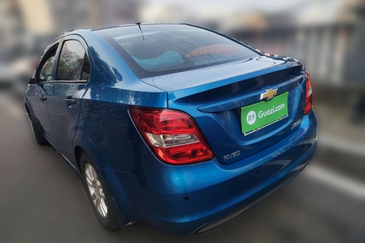 Used Chevrolet Aveo Sonic 2014 Sedan 1.4SL MT Comfort Edition Rear Left 45 Deg