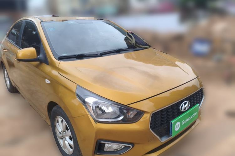 Used Hyundai Verna (older generation) 2017 1.4L Automatic YueXiang Edition China V-standard Front Right 45 Deg