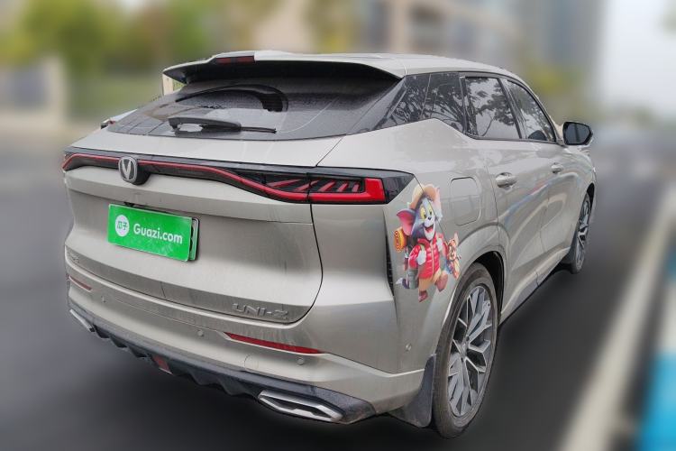 Used CHANGAN UNI-Z New Energy 2024 Blue Whale Smart Electric iDD 125km Excellence Model Rear Right 45 Deg