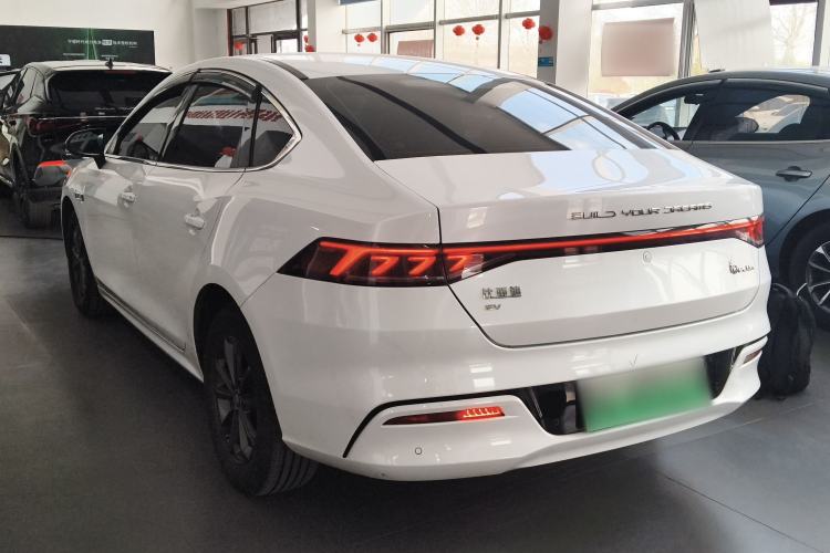 Used BYD Qin PLUS 2021 EV 400KM Leading Comfort Edition Rear Left 45 Deg