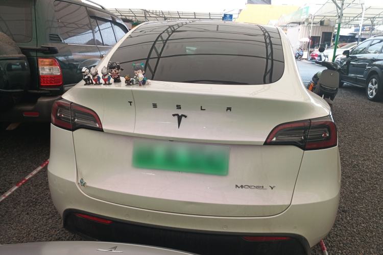 Used Tesla Model Y 2021 Long-Range All-Wheel-Drive Version 3D7 Rear