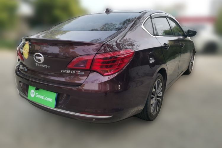 Used GAC Trumpchi GA6 2015 1.8T DCT Luxury Navigation Model Rear Right 45 Deg