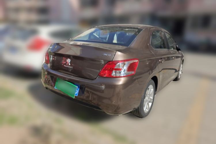 Used Peugeot 301 2014 1.6L Automatic Prestige Edition Rear Right 45 Deg