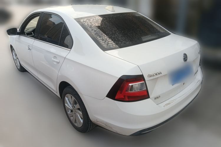 Used Skoda Rapid 2018 1.6L Automatic Comfort Edition Rear Left 45 Deg