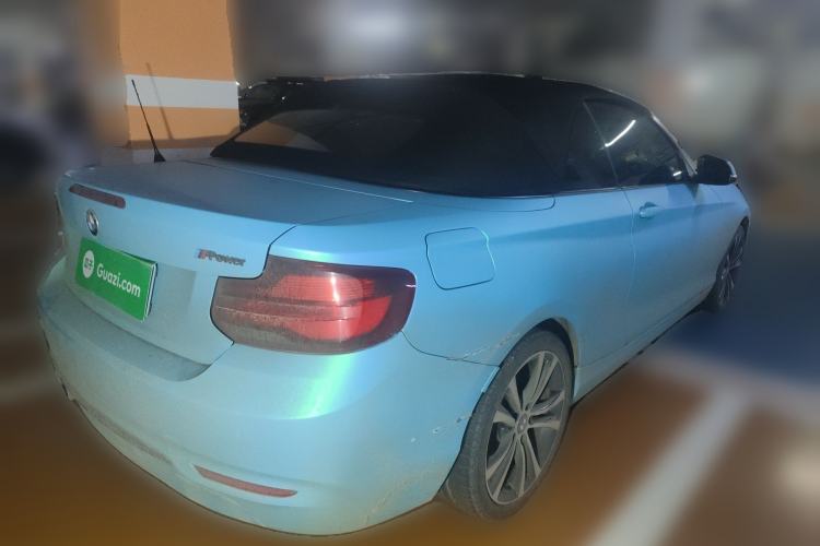 Used BMW 2 Series 2019 225i Convertible Coupe Sports Design Package Rear Right 45 Deg
