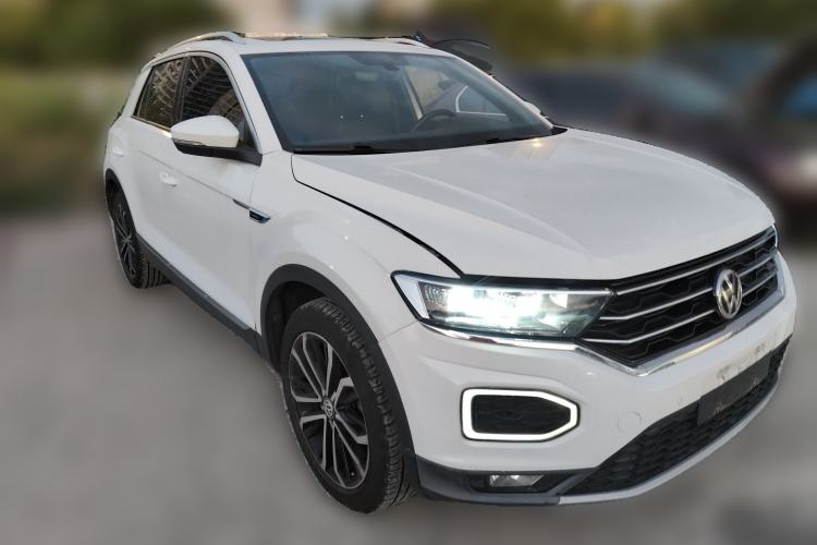 Used Volkswagen T-ROC 2019 280TSI DSG Two-Wheel-Drive Luxury Model China VI Standard Front Right 45 Deg