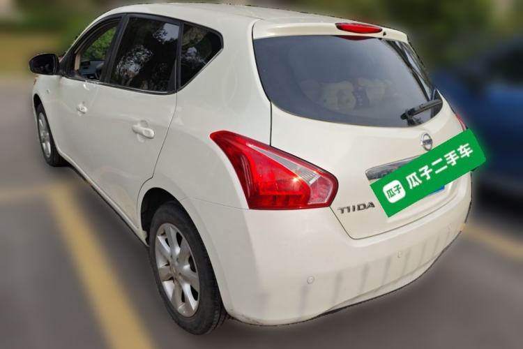 Used Nissan Tiida 2011 1.6L CVT Smart Version Rear Left 45 Deg