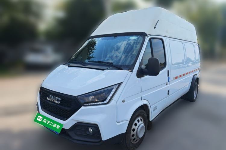 Used JMC Transit 2021 2.8T Space King Extended Wheelbase High-Roof with Rear Dual Tires 3-Seater Diesel China VI Emission Standard JX493