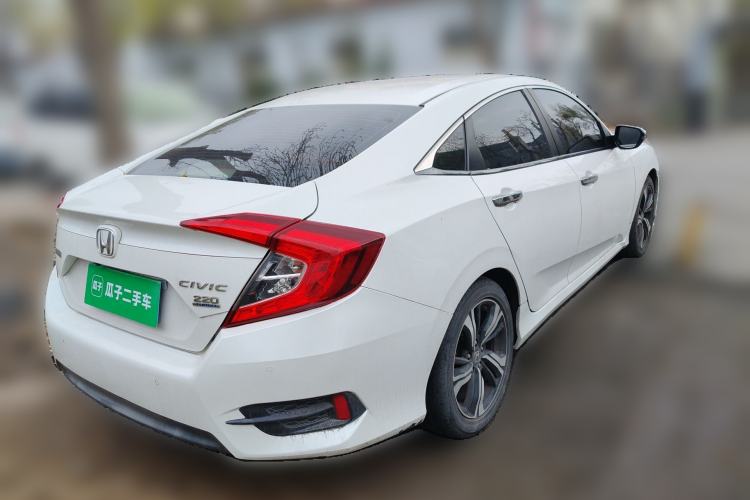 Used Honda Civic 2019 220TURBO CVT Power Edition China VI Emission Standard Rear Right 45 Deg