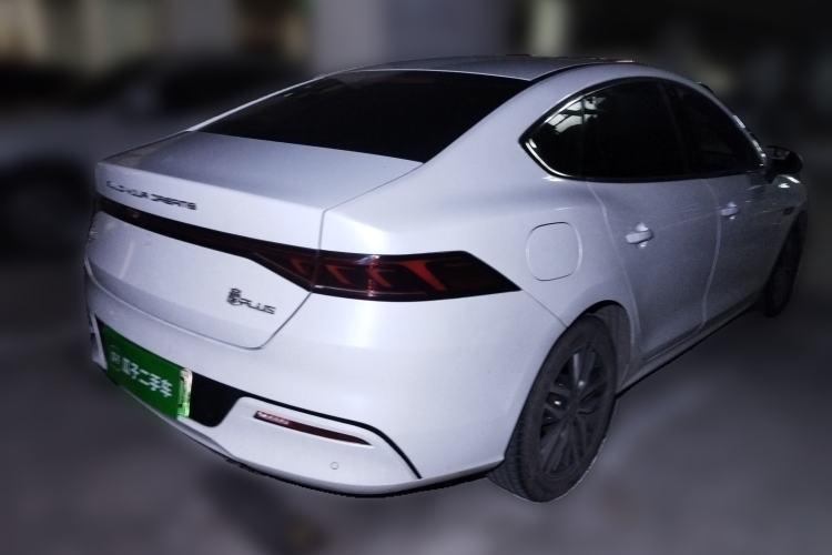 Used BYD Qin PLUS 2021 EV 500KM Luxury Model Rear Right 45 Deg