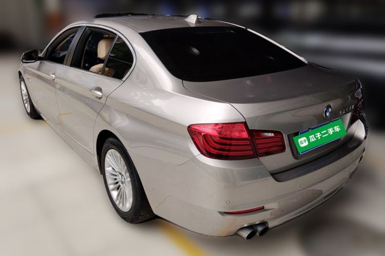 Used BMW 5 Series 2014 525Li Leading Model Rear Left 45 Deg