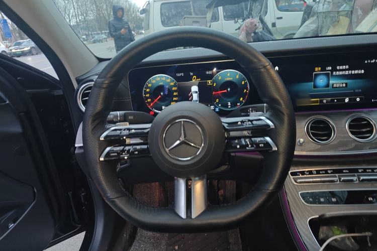 Used Mercedes-Benz E-Class 2022 E 300 L Sporty and Stylish Model Steering Wheel