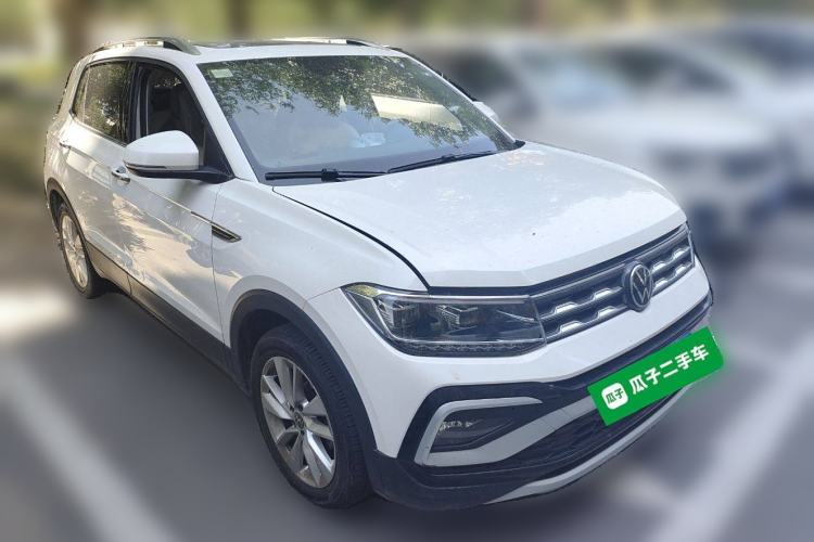 Used Volkswagen T-Cross 2021 1.5L Automatic Comfort Edition Front Right 45 Deg