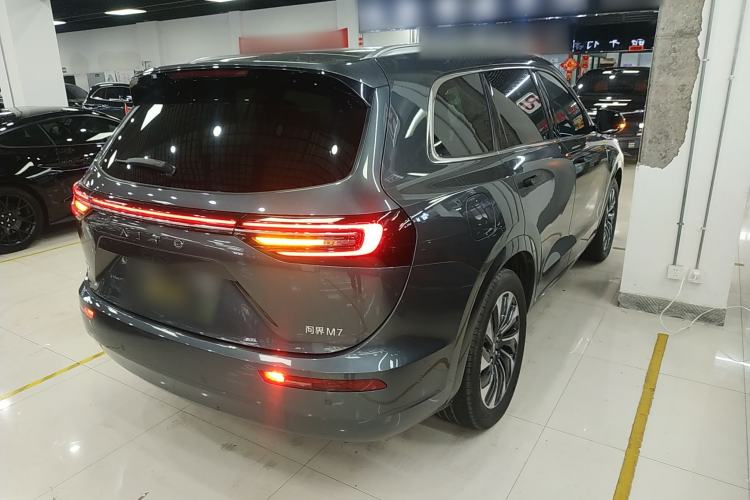 Used Hima AITO M7 2022 1.5T Four-Wheel Drive Luxury Edition Rear Right 45 Deg