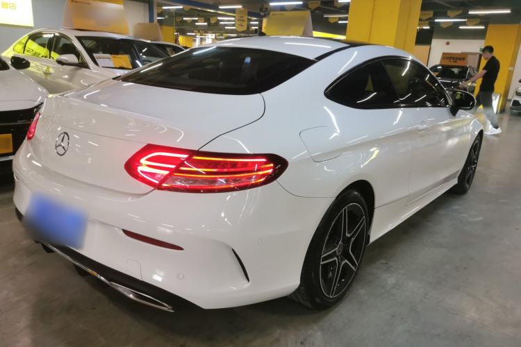 Used Mercedes-Benz C-Class 2020 C 260 Coupe Rear Right 45 Deg
