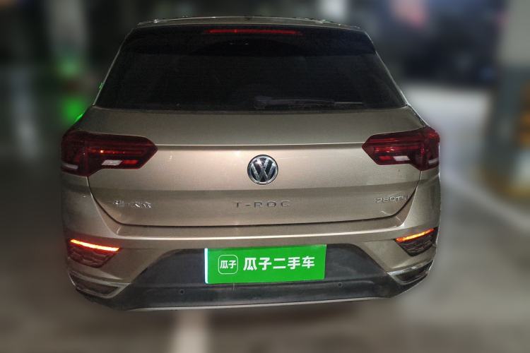 Used Volkswagen T-ROC 2020 280TSI DSG Two-Wheel Drive Comfort Version Rear