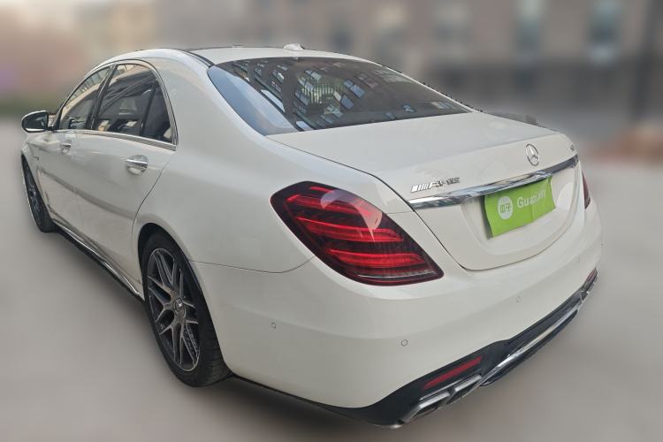 Used Mercedes-Benz S-Class AMG 2018 AMG S 63 L 4MATIC+ Rear Left 45 Deg
