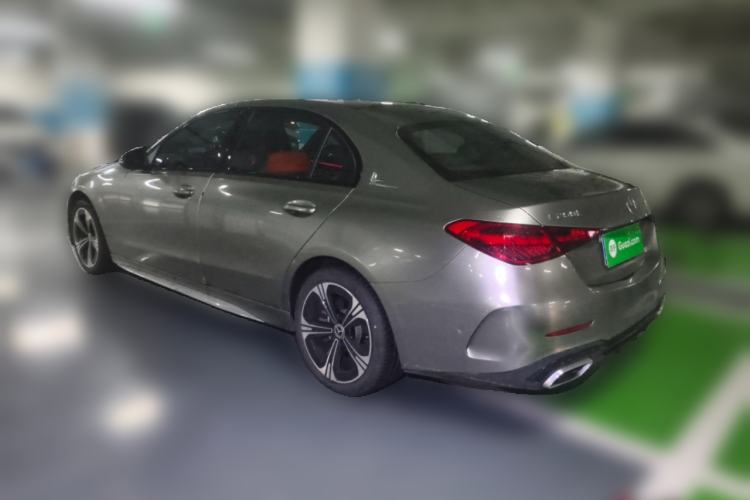 Used Mercedes-Benz C-Class 2022 C 260 L Obsidian Night Sport Edition Rear Left 45 Deg