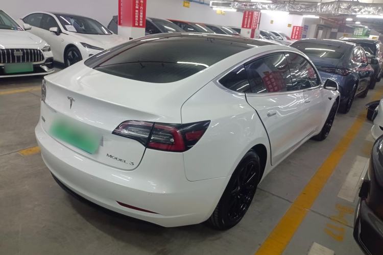 Used Tesla Model 3 2019 Standard Range Rear-Drive Upgraded Version Rear Right 45 Deg