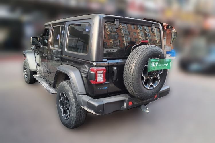 Used Jeep Wrangler New Energy 2021 Four-Door 2.0T 4xe Robin Hood Rear Left 45 Deg